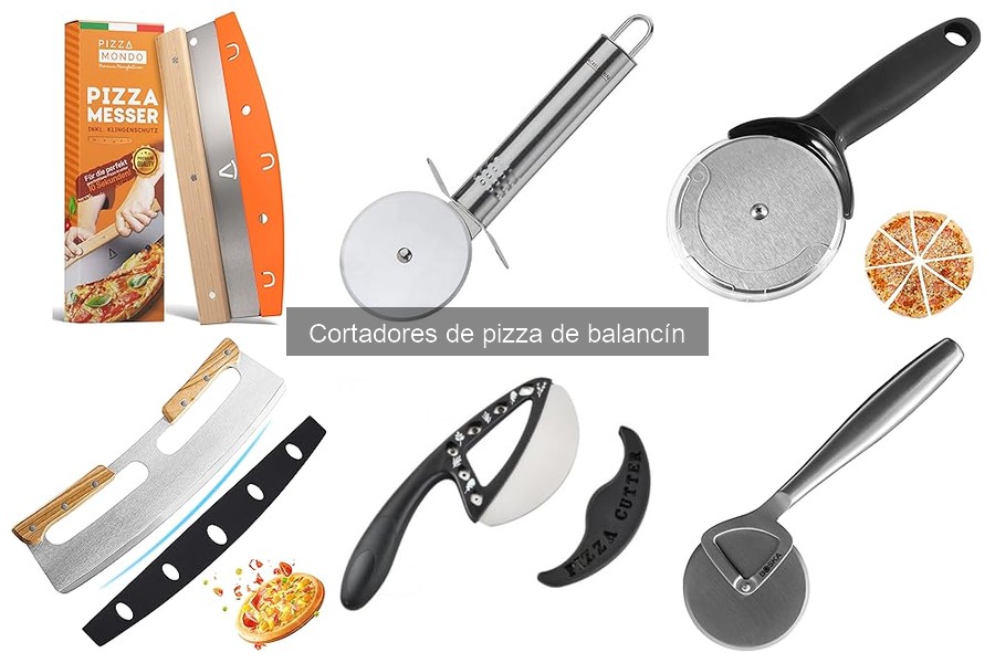 Comparativa de cortadores de pizza de balancín y otros tipos