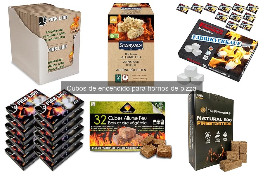 Comparativa de cubos de encendido: mejores marcas para hornos de pizza