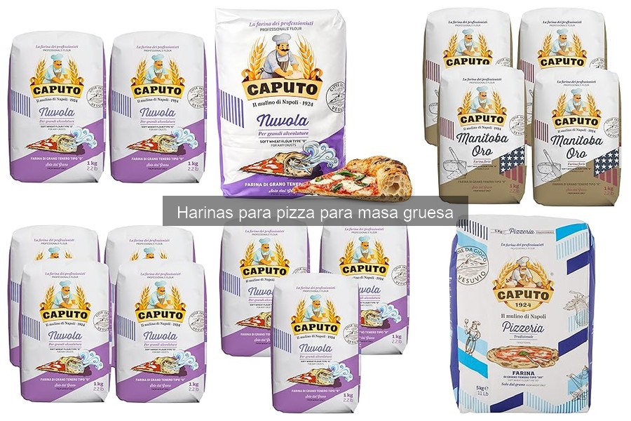 Comparativa de Harinas para Masa Gruesa de Pizza