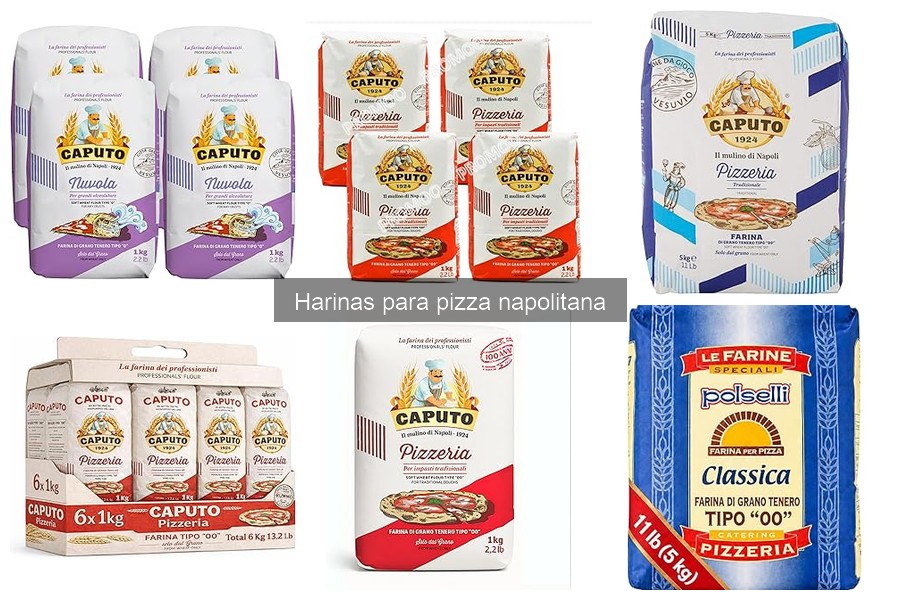 Comparativa de Harinas para Pizza Napolitana y Otras Variedades