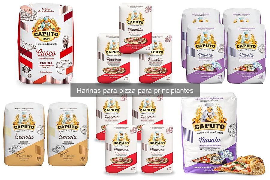 Comparativa de Harinas para Pizza: Trigo, Integral y Sémola