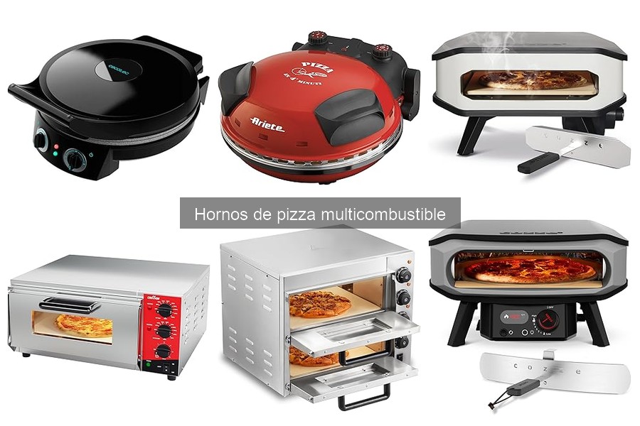 Comparativa de hornos de pizza multicombustible y eléctricos