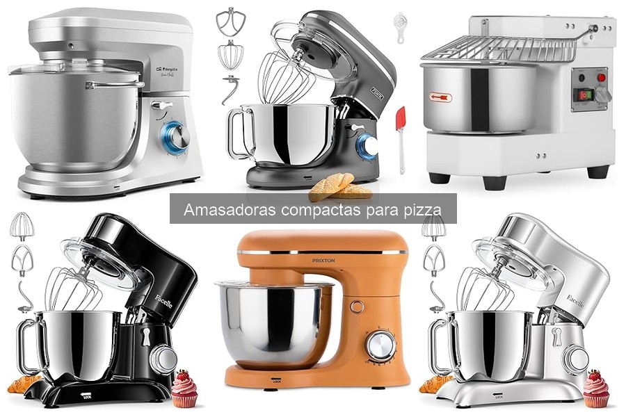 Comparativa de las Mejores Amasadoras Compactas para Pizza