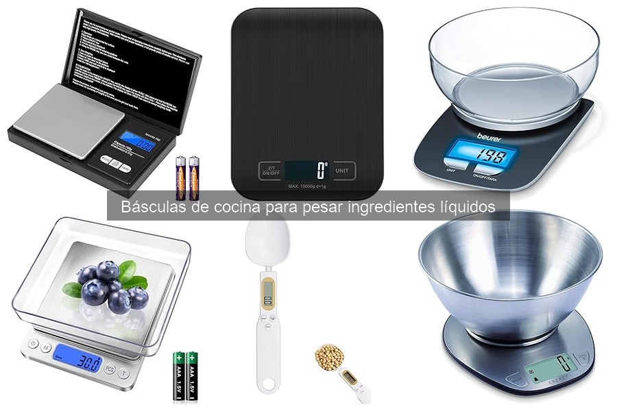 Comparativa de las Mejores Básculas de Cocina para Líquidos