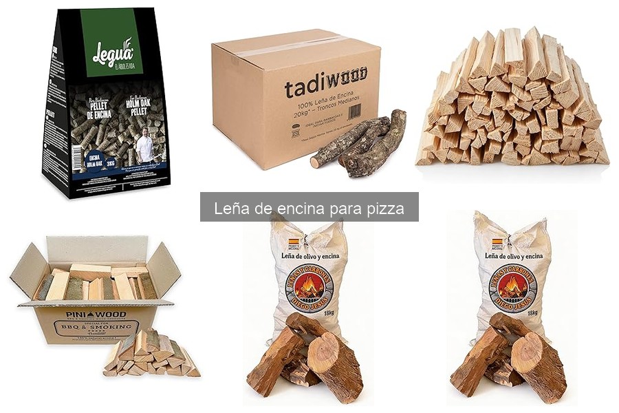 Comparativa de leña de encina y otras maderas para pizza
