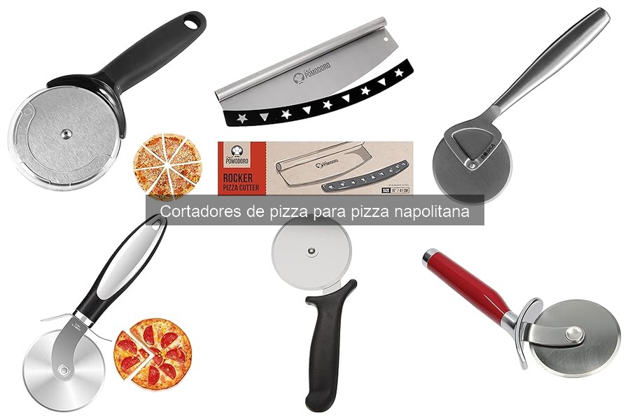 Comparativa de materiales en cortadores de pizza napolitana