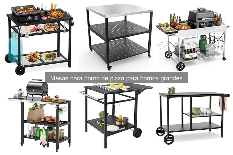 Comparativa de Mesas Fijas vs Móviles para Hornos de Pizza