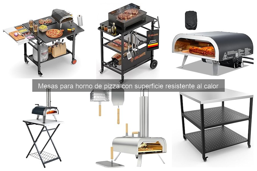 Comparativa de mesas para horno de pizza: mejores marcas y precios