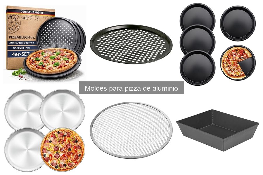 Comparativa de moldes para pizza de aluminio: marcas y precios