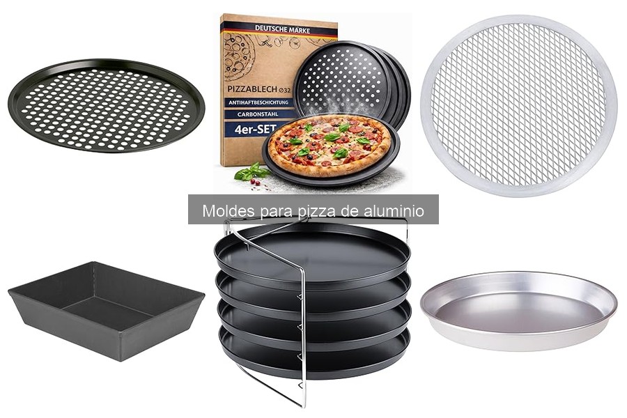 Comparativa de moldes para pizza de aluminio y otros materiales