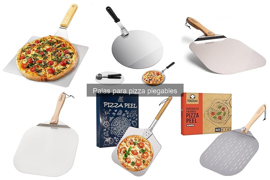 Comparativa de Palas para Pizza Plegables de Acero y Madera