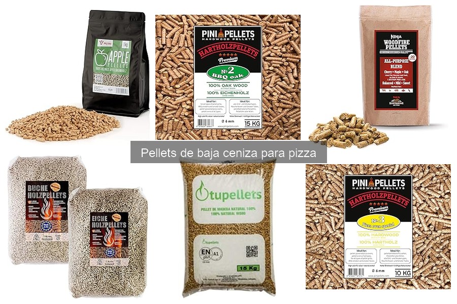 Comparativa de pellets de baja ceniza para horno de pizza