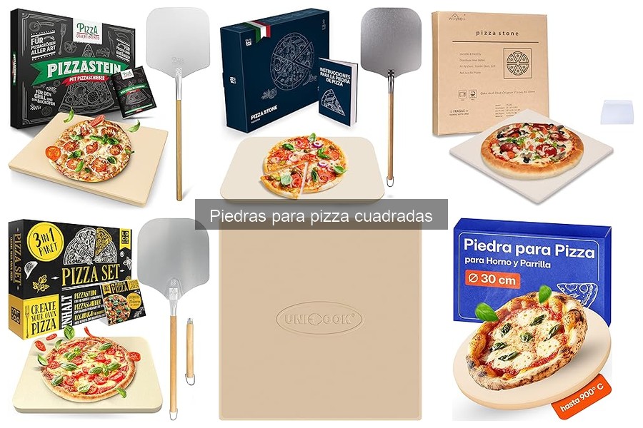 Comparativa de Piedras para Pizza Cuadradas y Redondas