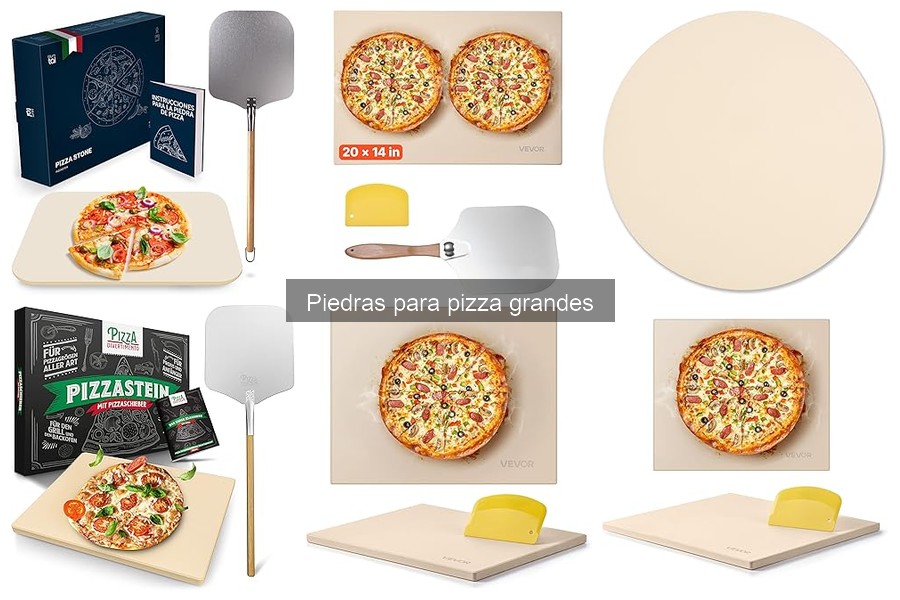 Comparativa de Piedras para Pizza Grandes y Pequeñas