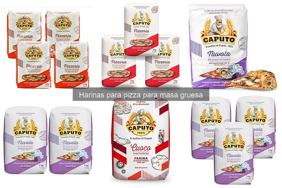 Comparativa de precios de harinas para pizza gruesa