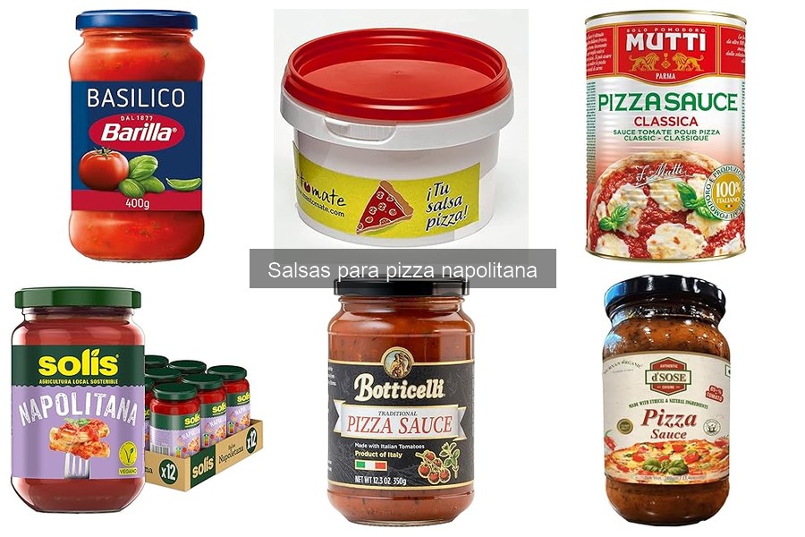 Comparativa de Salsa Napolitana y Otras Salsas para Pizza