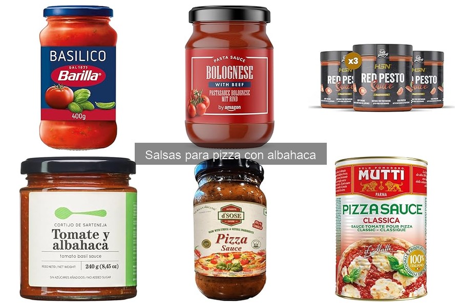 Comparativa de salsas: albahaca vs. tomate y pesto