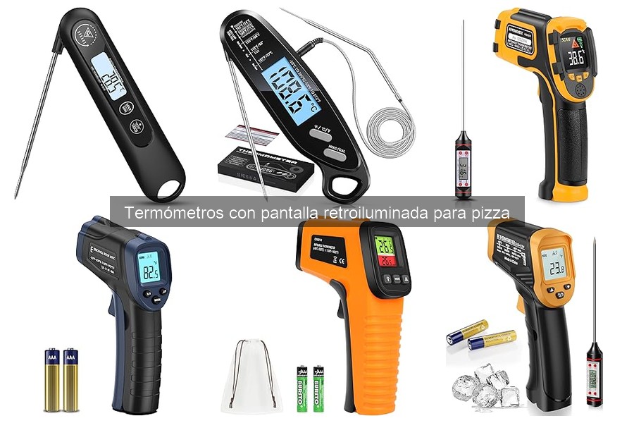 Comparativa de termómetros digitales y analógicos para pizza