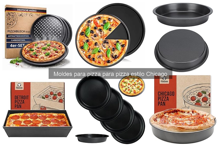 Comparativa: moldes de acero vs cerámica para pizza estilo Chicago