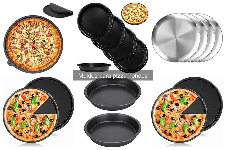 Comparativa: Moldes para pizza hondos vs. planos