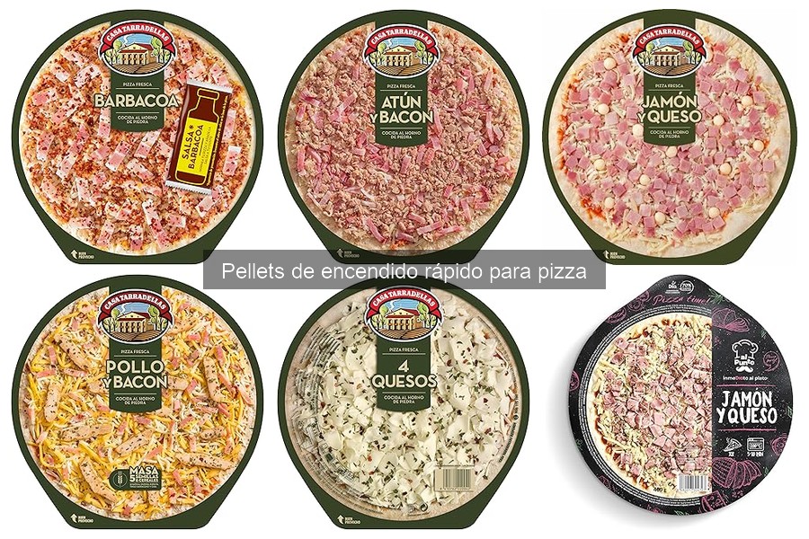 Comparativa: Pellets de encendido rápido vs carbón para pizza