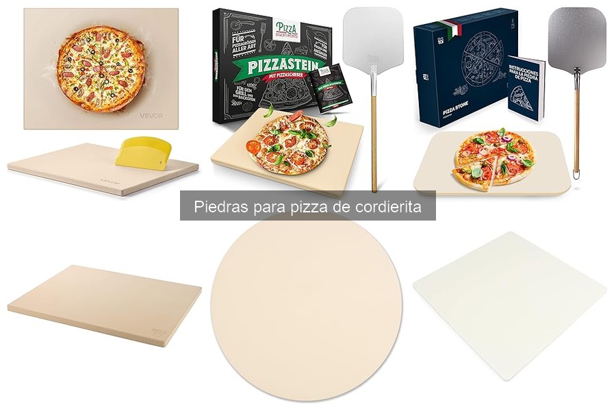 Comparativa: piedra para pizza de cordierita vs. cerámica