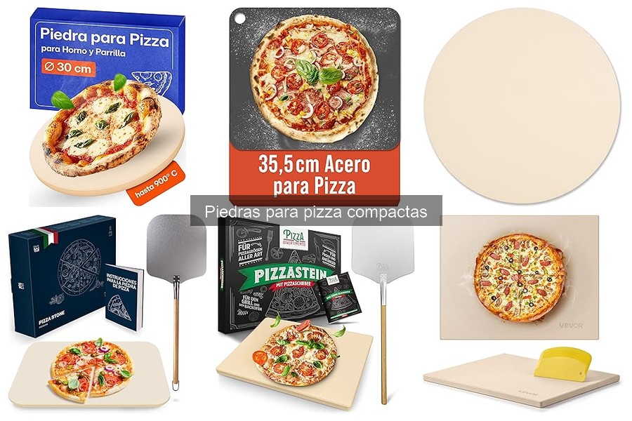 Comparativa: Piedras para pizza compactas vs. cerámica