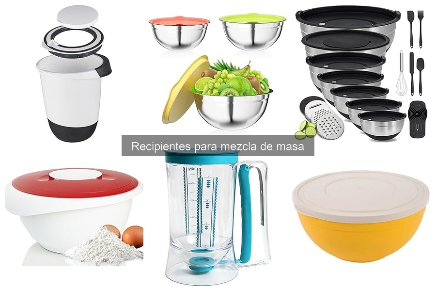 Compra Recipientes para Mezcla de Masa a Buen Precio