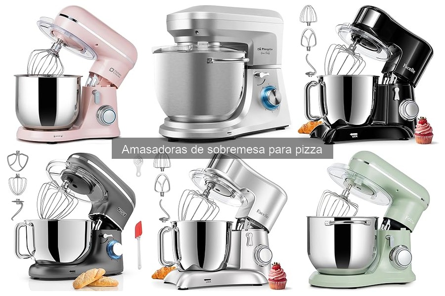 Consejos para usar tu amasadora de sobremesa para pizza