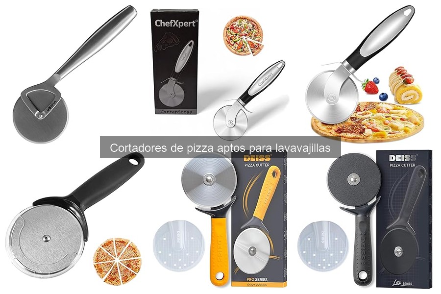 Cortadores de pizza aptos para lavavajillas: características y beneficios