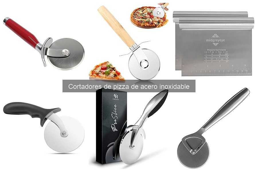 Cortadores de pizza de acero inoxidable: características y ventajas