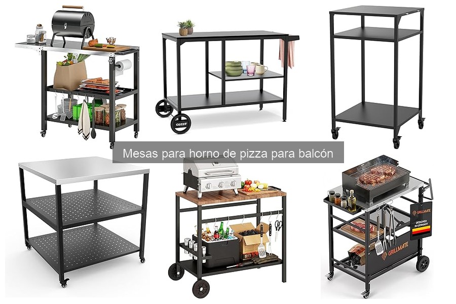 Costos promedio de mesas para horno de pizza en balcón