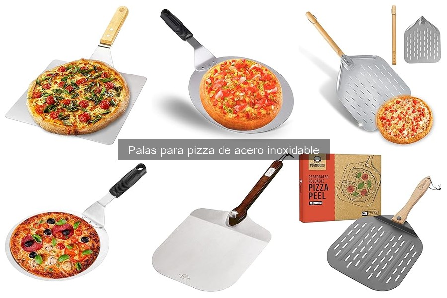 ¿Cuál es el peso adecuado de una pala de pizza de acero inoxidable?