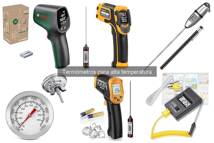 ¿Cuánto cuesta un termómetro para alta temperatura?