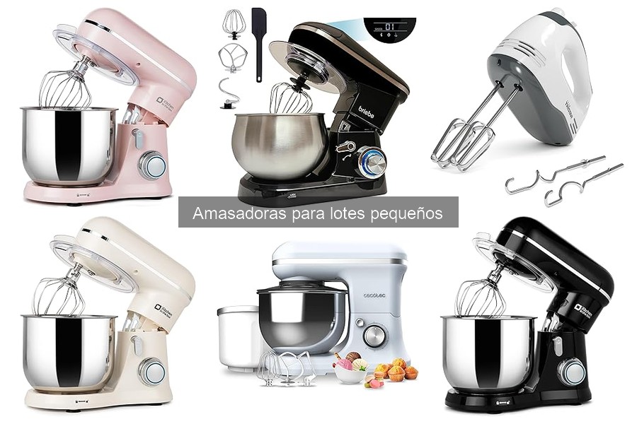 Diferencias entre amasadoras domésticas y profesionales