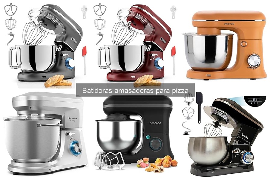 Diferencias entre batidoras amasadoras: gama baja, media y alta