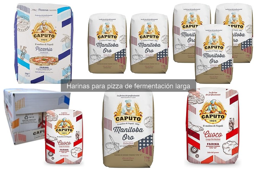 Diferencias entre harinas de trigo para pizza y fermentación larga