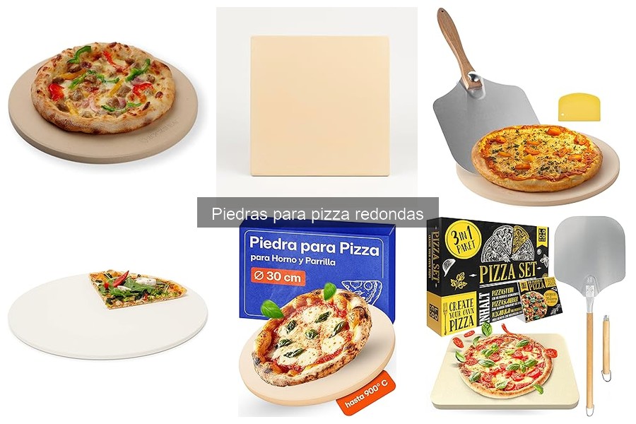 Diferencias entre materiales de piedras para pizza redondas