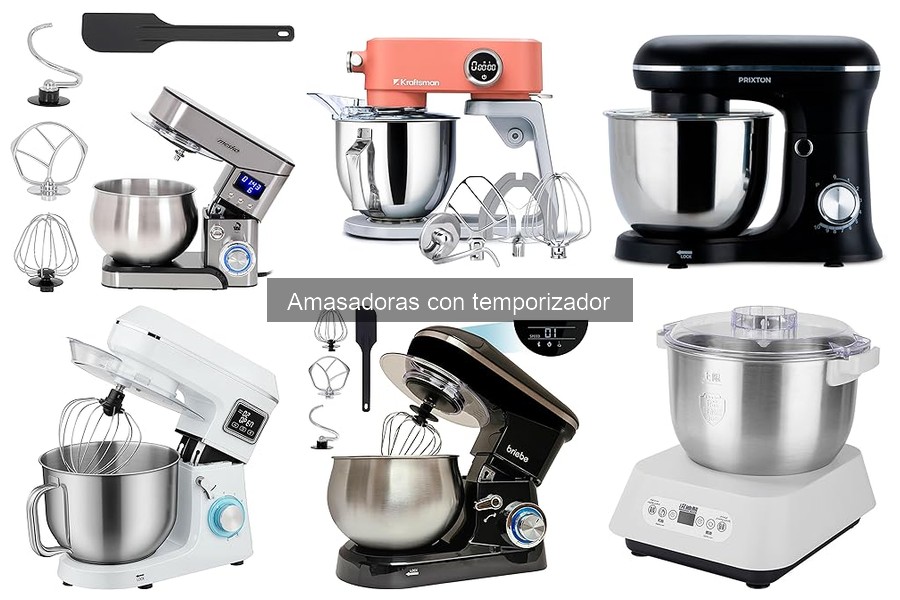 Dónde comprar amasadoras con temporizador: las mejores opciones