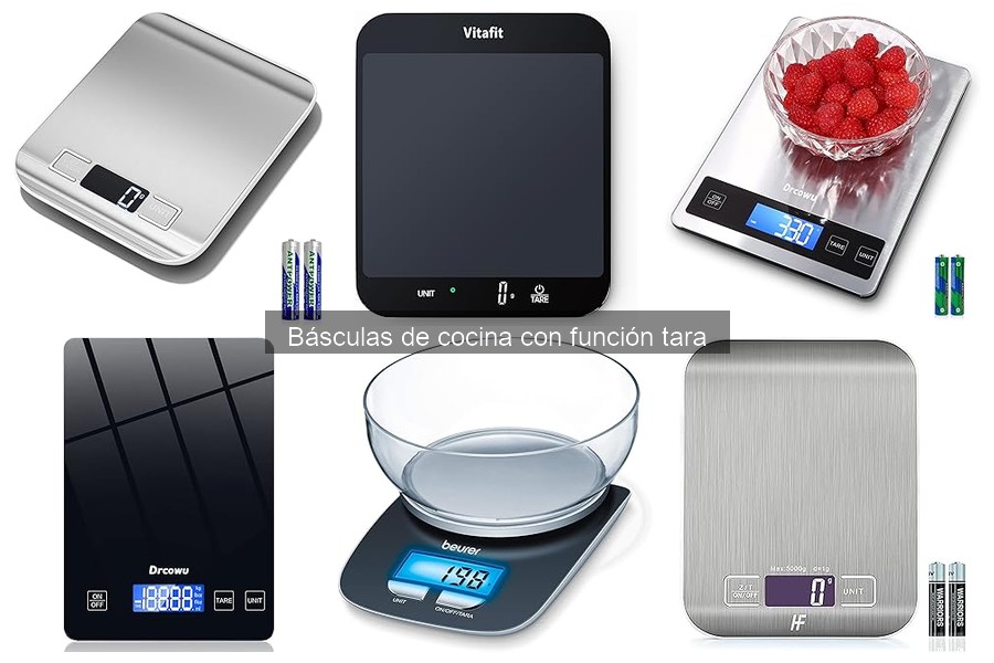 Dónde comprar básculas de cocina con función tara a buen precio