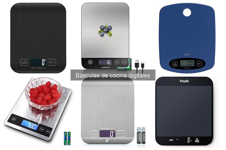 Dónde comprar básculas de cocina digitales: guías y ofertas