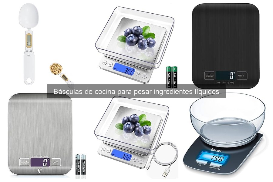 Dónde comprar básculas de cocina para ingredientes líquidos