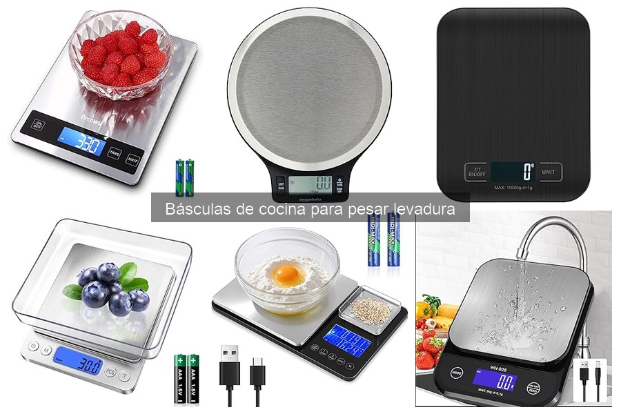 Dónde comprar básculas de cocina para pesar levadura