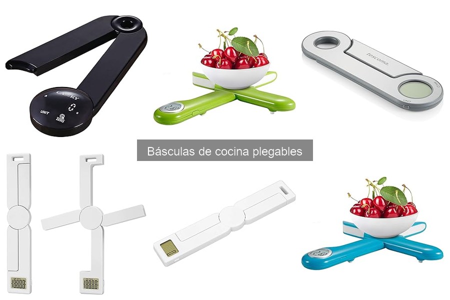 Dónde comprar básculas de cocina plegables a buen precio