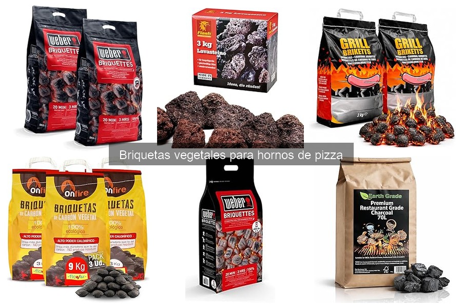 Dónde comprar briquetas vegetales para hornos de pizza