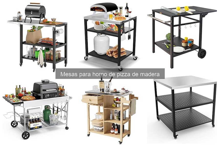 ¿Dónde comprar mesas de madera para horno de pizza?