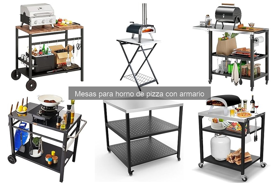 Dónde comprar mesas para horno de pizza con armario