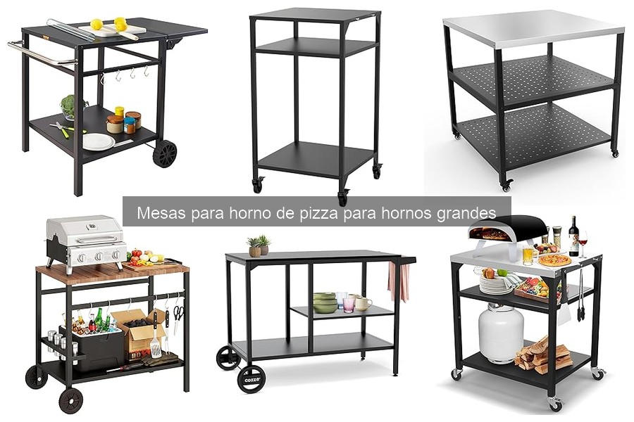 Dónde comprar mesas para horno de pizza grandes y baratas