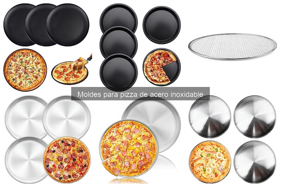 Dónde comprar moldes para pizza de acero inoxidable
