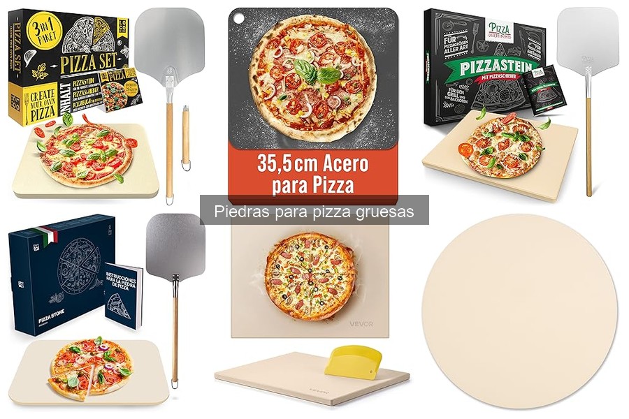 Dónde comprar piedras para pizza gruesas: Mejores opciones